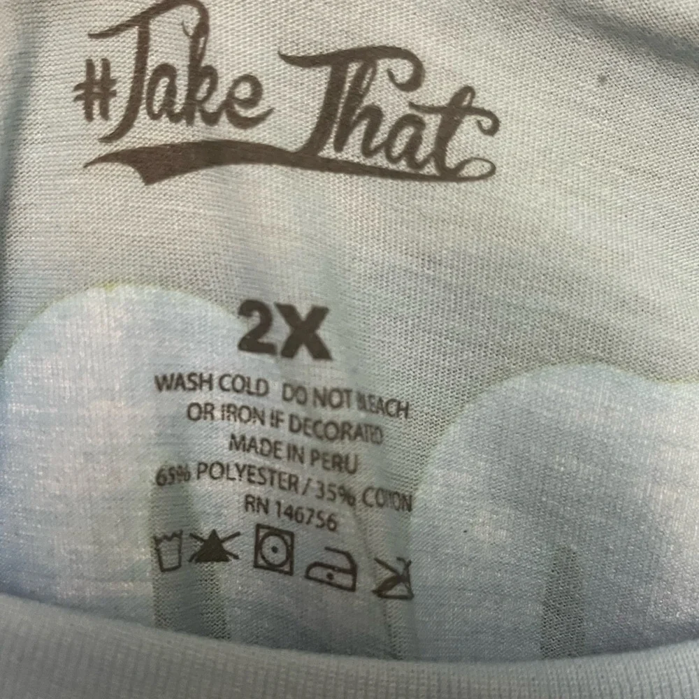 Women’s T-Shirt  Blue with 'Good Vibes' Print. 2X - Picture 4 of 6